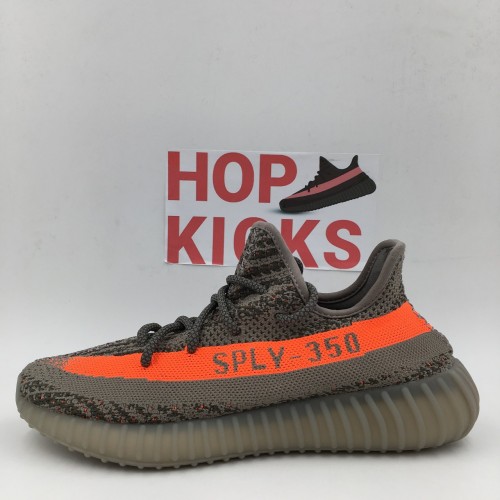 Yeezy Boost 350 grey/solar red [ DOT PERFECT VERSION ]	